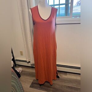 Natural life burnt orange dress